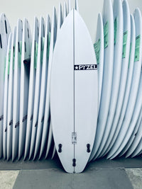 5'7 Pyzel Red Tiger XL