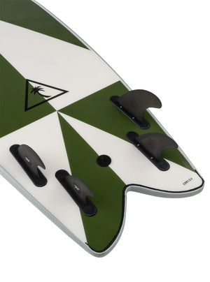 5'8" Fish Heritage - Quad Fin