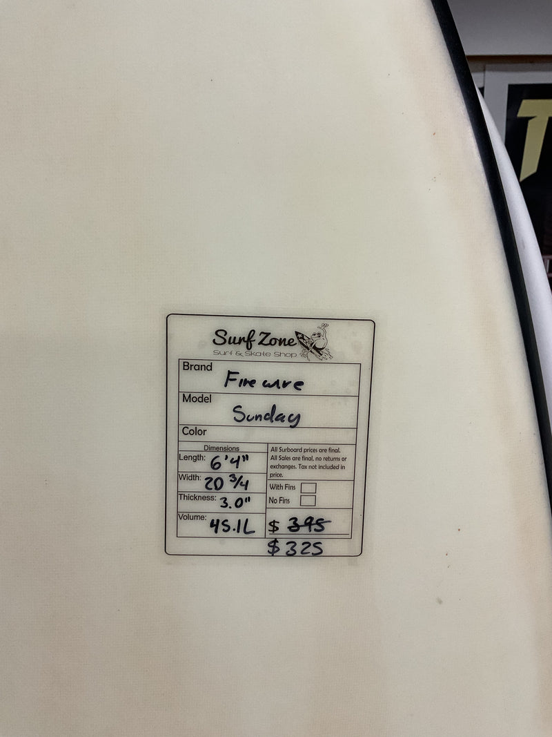6'4 Firewire Sunday