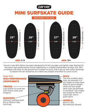 Carver 26" MINI SHARK SHREDDER Complete