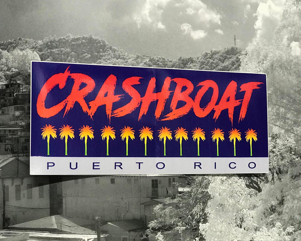 Crashboat beach sticker